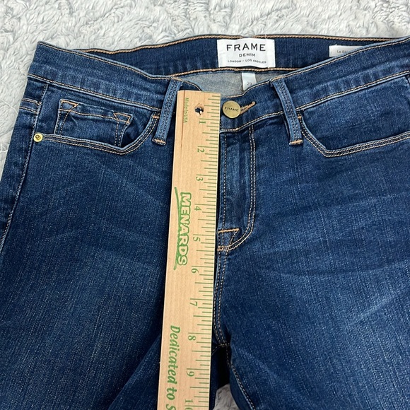 Frame Le Skinny de Jeanne Blue denim jean. Size 29 ankle cut - Picture 5 of 9